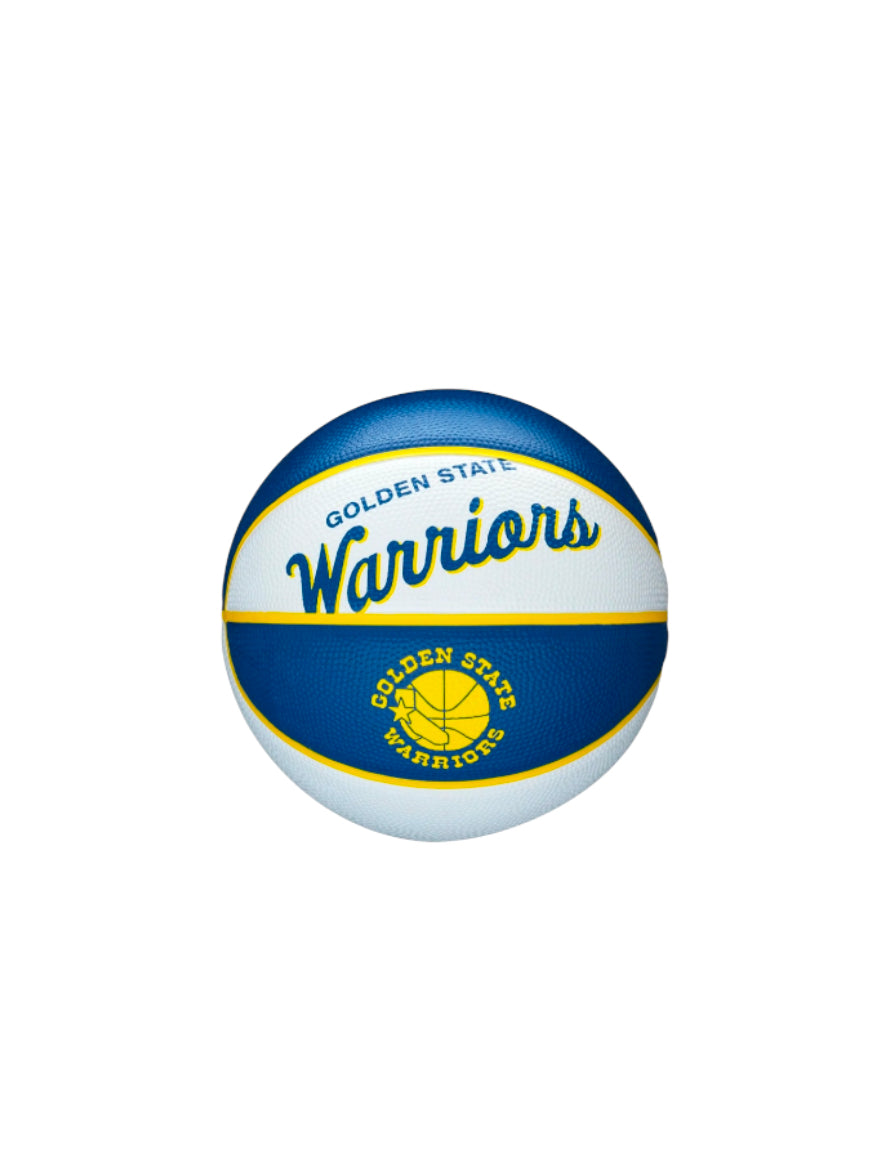 Golden State Warriors Wilson Size 3 Retro NBA Mini Basketball