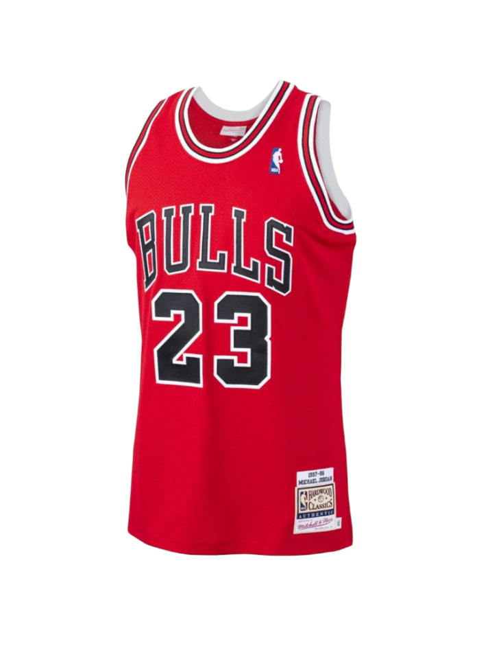 Michael Jordan Chicago Bulls Mitchell & Ness 97-98 Authentic Hardwood Classic NBA Jersey-Adult