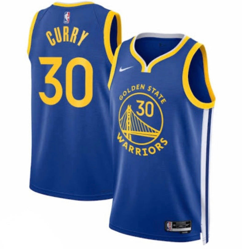 Stephen Curry Golden State Warriors Nike Icon Edition NBA Jersey-Adult