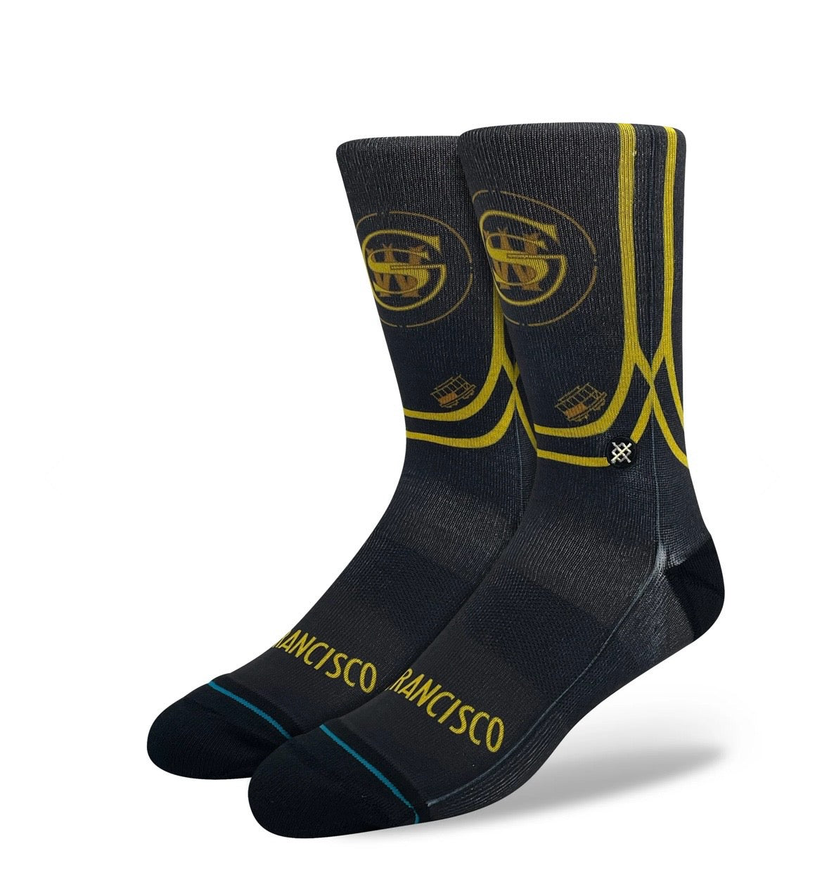 Golden State Warriors Stance City Edition NBA Crew Socks