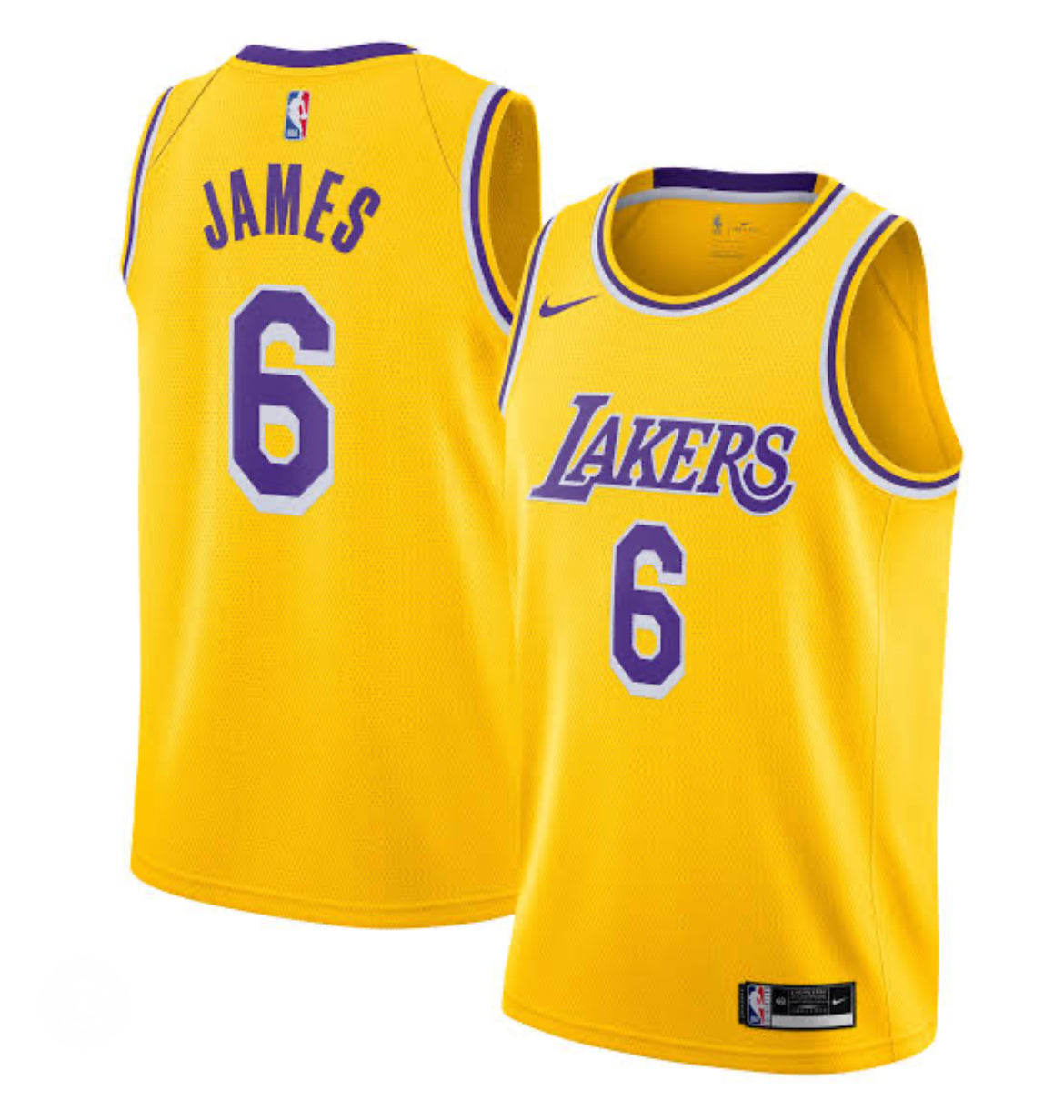LeBron James LA Lakers Nike Icon Edition NBA Jersey-YOUTH
