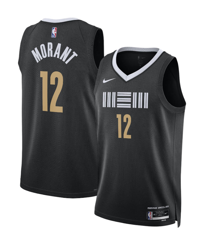 Ja Morant Memphis Grizzlies Nike City Edition NBA Jersey-YOUTH