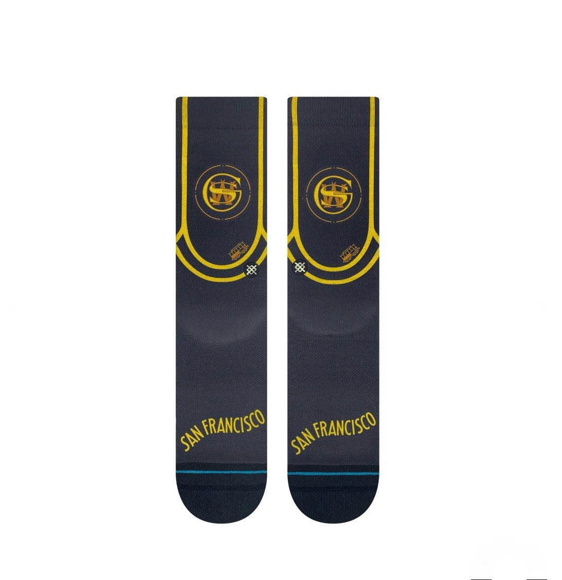 Golden State Warriors Stance City Edition NBA Crew Socks