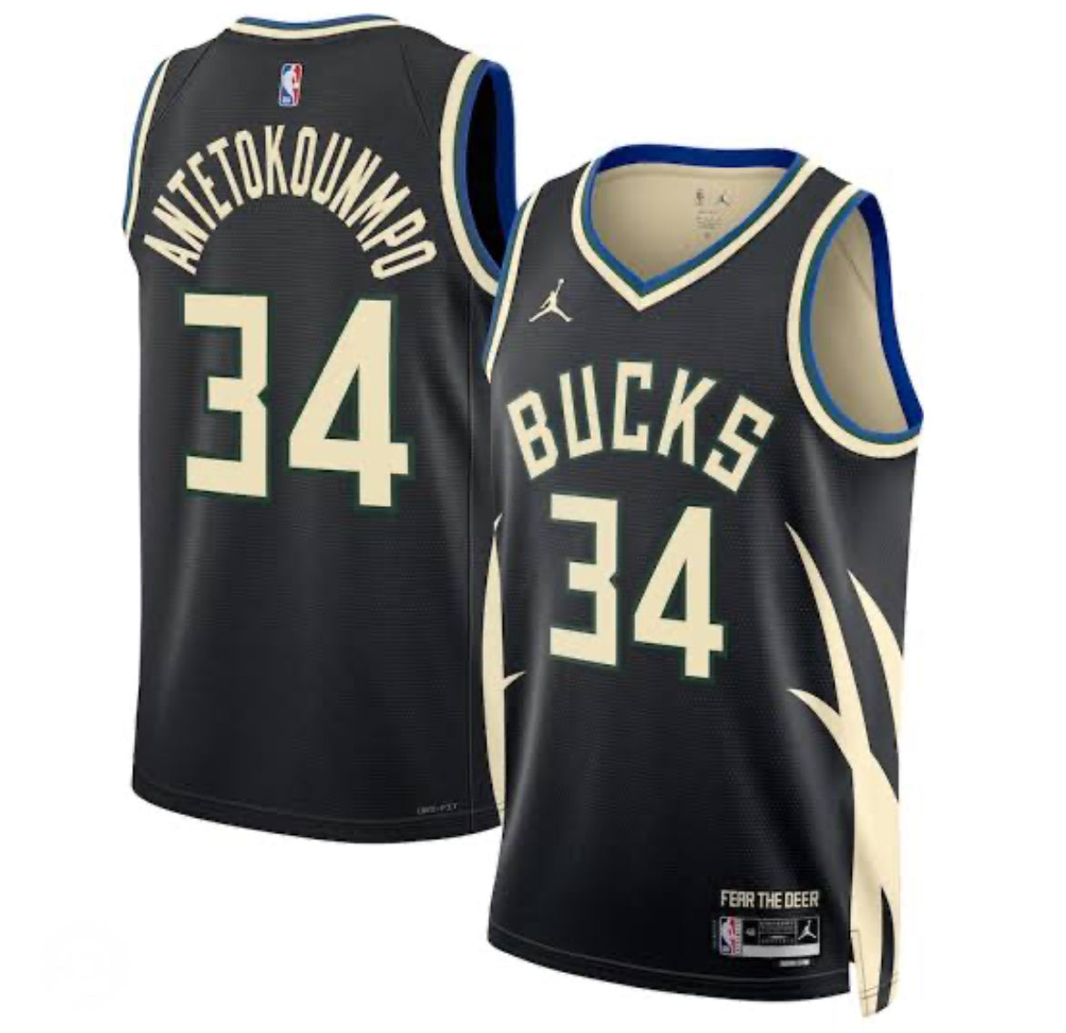 Giannis Antetokounmpo Milwaukee Bucks Statement Edition NBA Jersey-Adult