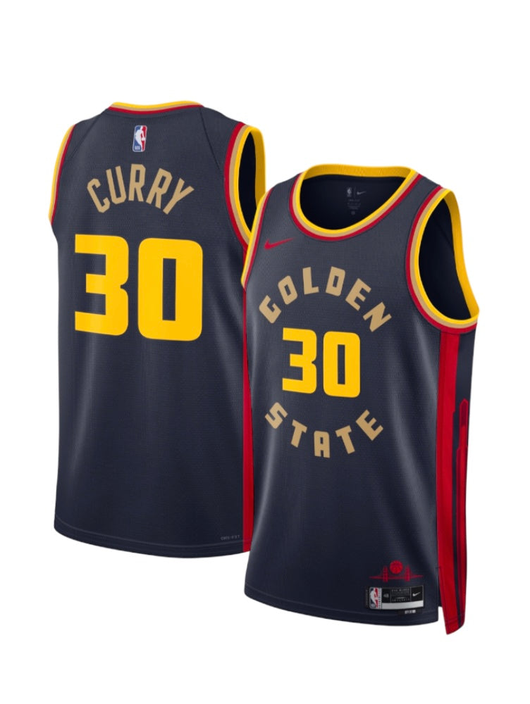 Steph Curry Golden State Warriors Nike City Edition NBA Jersey-YOUTH