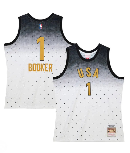 Devin Booker Mitchell & Ness USA All-Stars Authentic Jersey-Adult