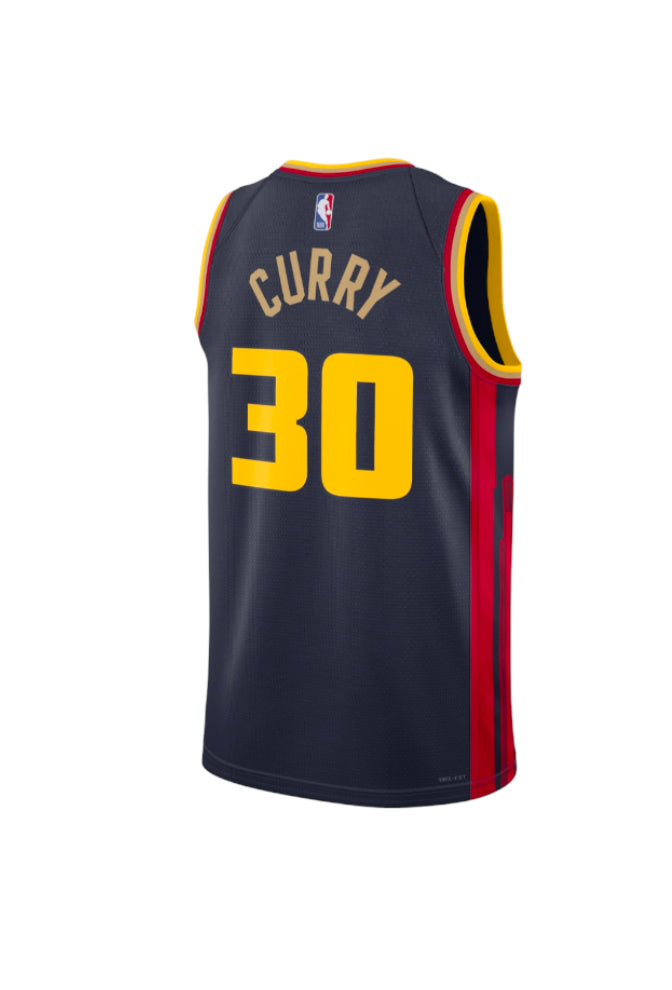 Steph Curry Golden State Warriors Nike City Edition NBA Jersey-YOUTH