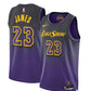 LeBron James LA Lakers Nike City Edition NBA Jersey-Adult