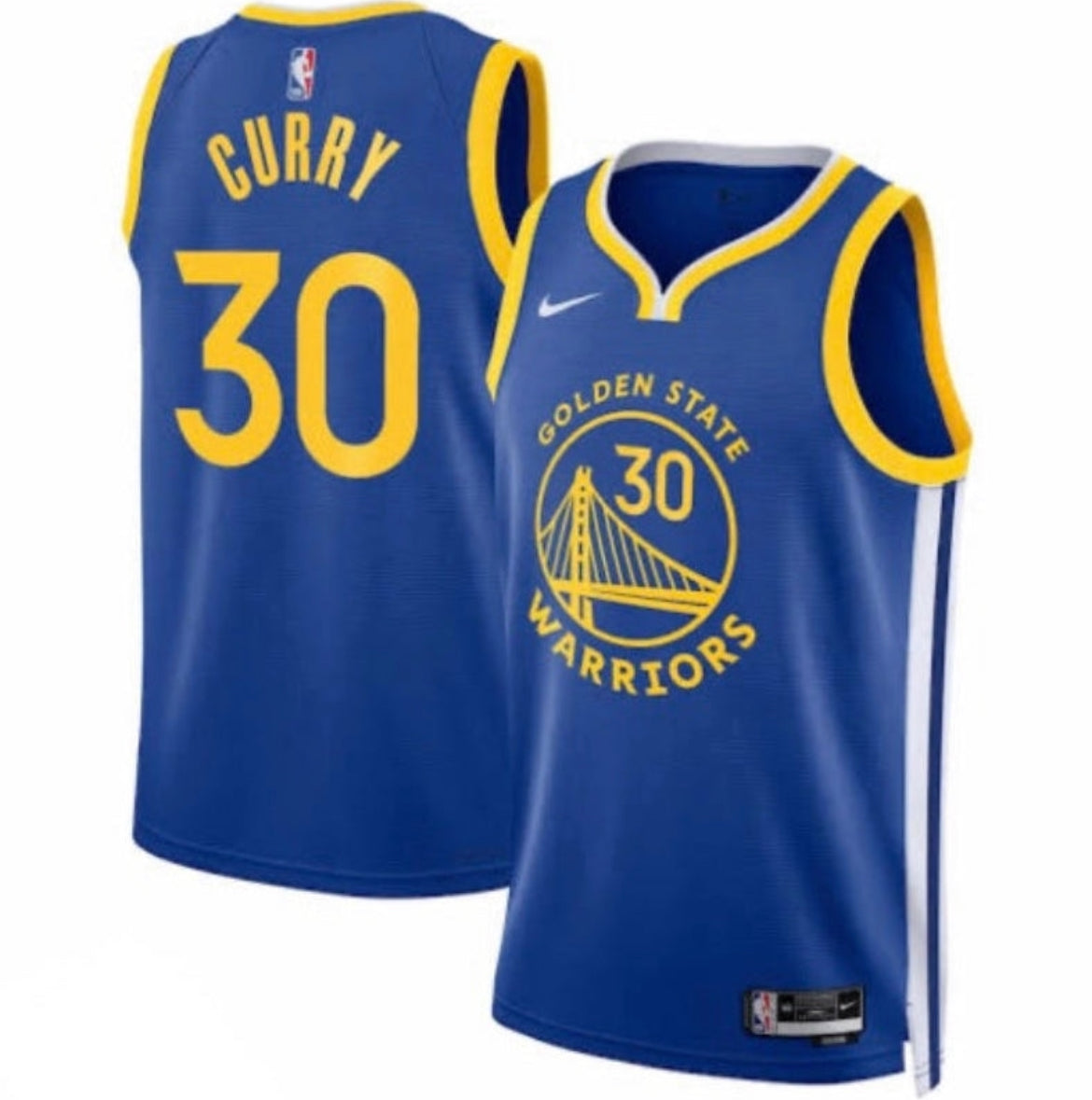 Stephen Curry Golden State Warriors Nike Icon Edition NBA Jersey-YOUTH