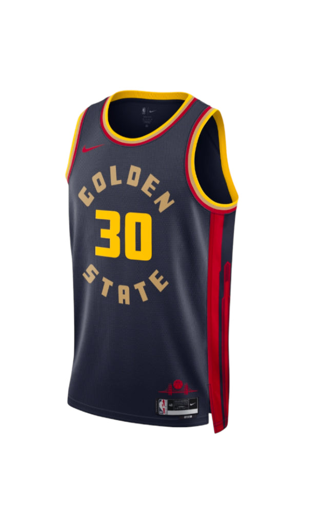 Steph Curry Golden State Warriors Nike City Edition NBA Jersey-YOUTH