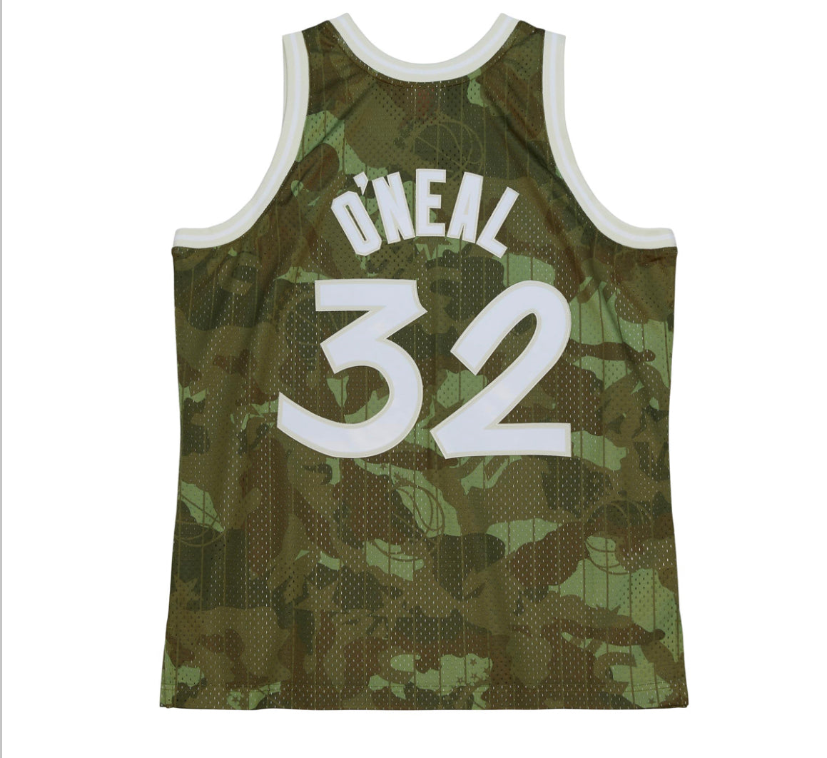 Orlando Magic Shaquille O'Neal Mitchell & Ness NBA Ghost Camo Authentic Jersey-Adult