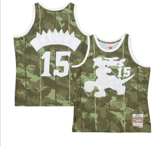 Vince Carter Toronto Raptors Mitchell & Ness NBA Ghost Camo Authentic Jersey-Adult