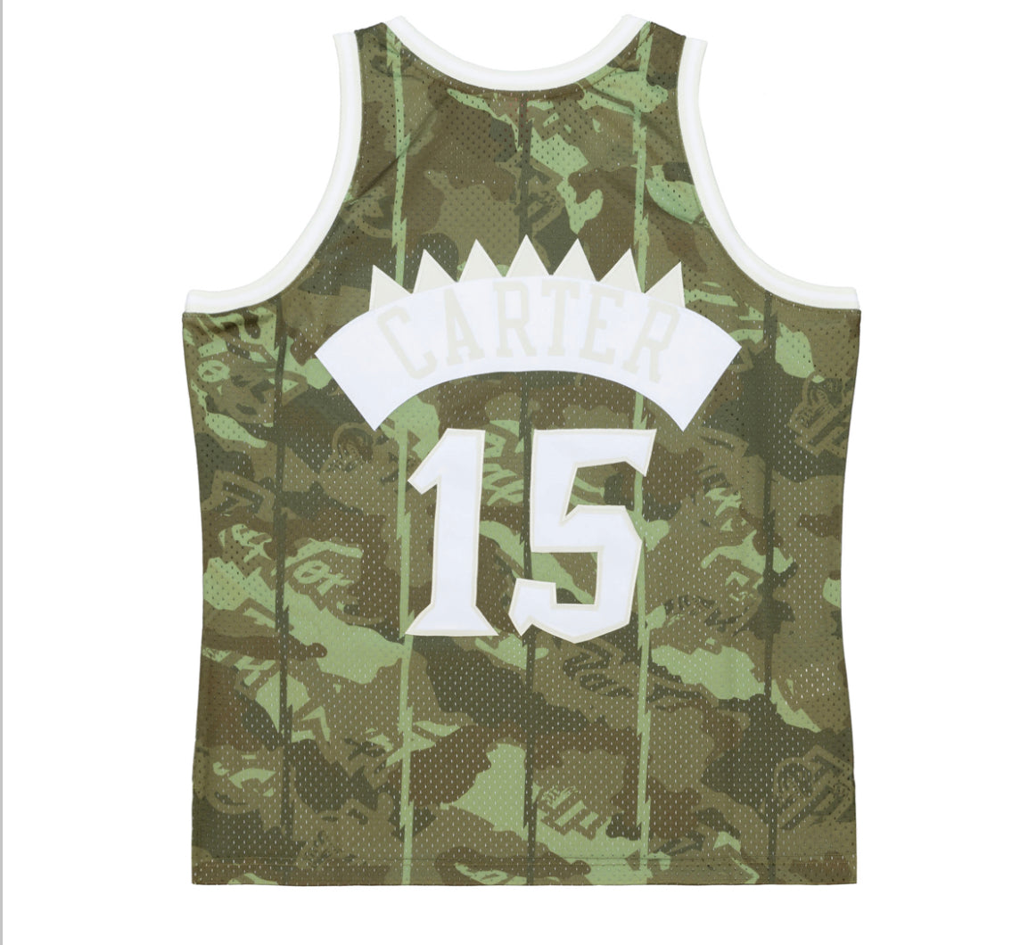 Vince Carter Toronto Raptors Mitchell & Ness NBA Ghost Camo Authentic Jersey-Adult